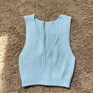 SHEIN cropped sweater vest